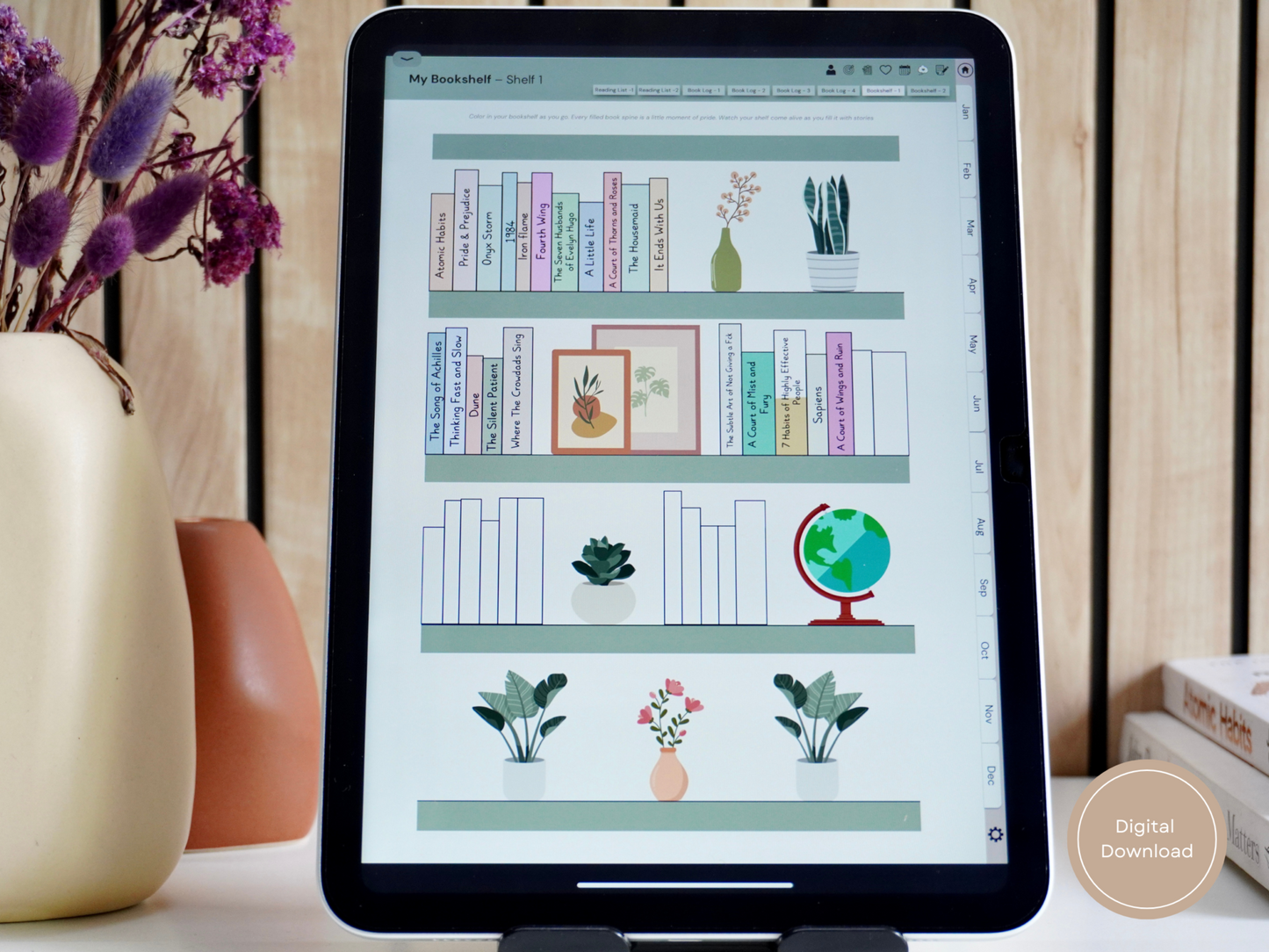 Mindful Reading Digital Journal