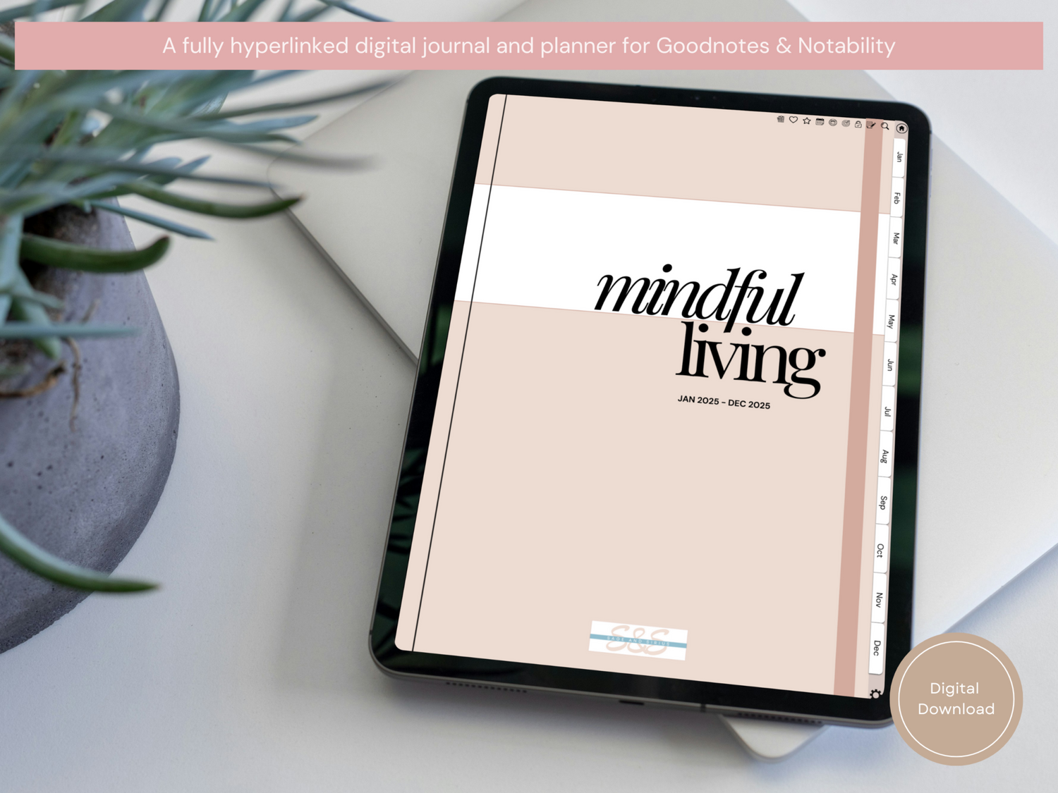 Mindful Living Digital Planner
